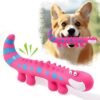 Dog Chew Toy Latex Lizard Squeaky Pet Toys